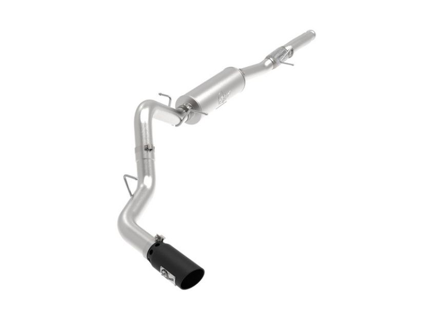 aFe Power 49-44116-B Apollo GT Series 4 IN 409 Stainless Steel Cat-Back Exhaust System w/ Black Tip