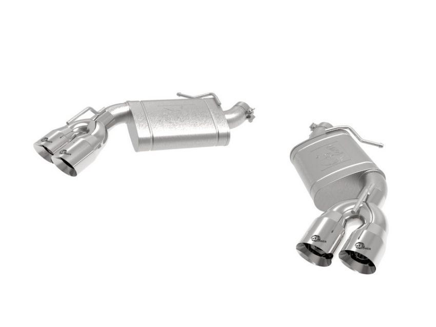 aFe Power 49-44119-P MACH Force-Xp 2-1/2 IN 409 Stainless Steel Axle-Back Exhaust System Polished