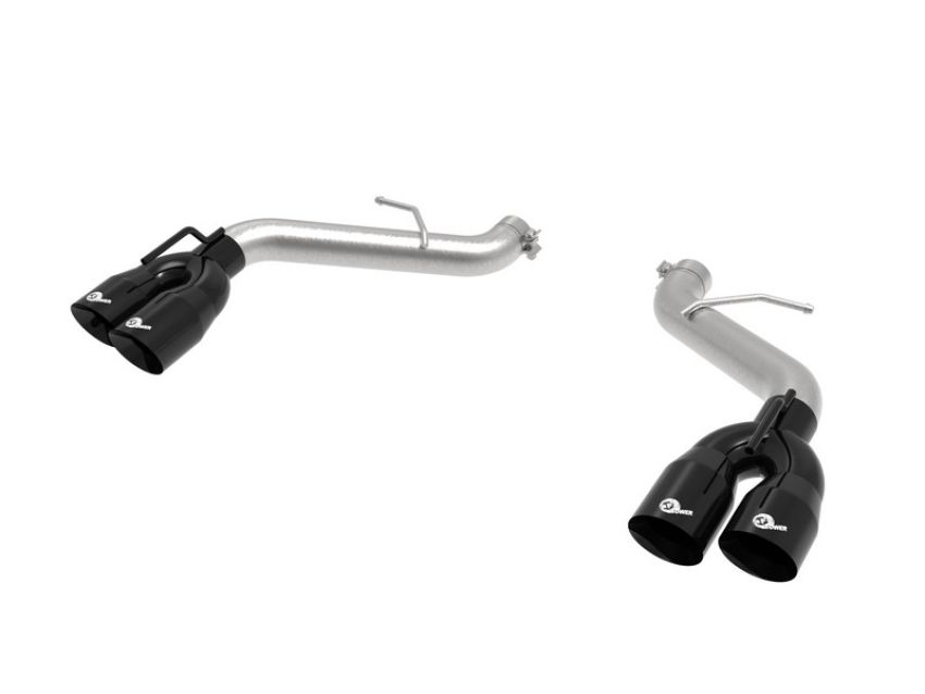 aFe Power 49-44119NM-B MACH Force-Xp 2-1/2 IN 409 Stainless Steel Axle-Back Exhaust System Black