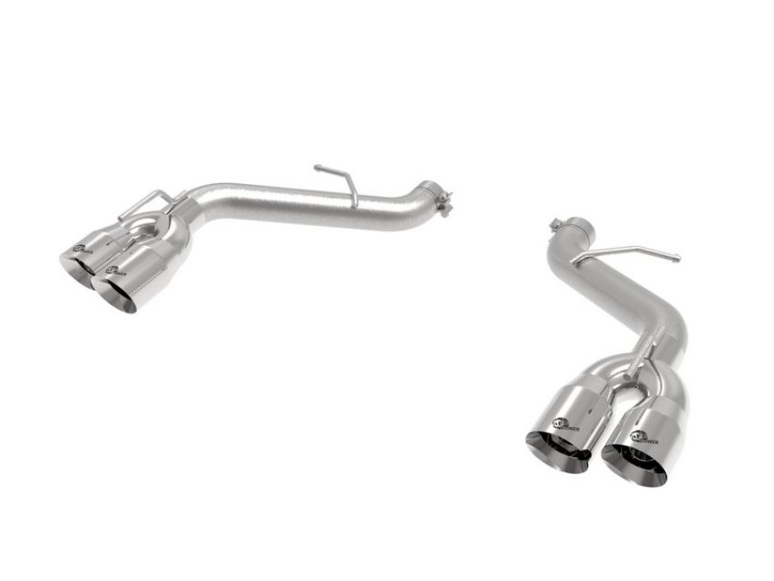 aFe Power 49-44119NM-P MACH Force-Xp 2-1/2 IN 409 Stainless Steel Axle-Back Exhaust System Polished