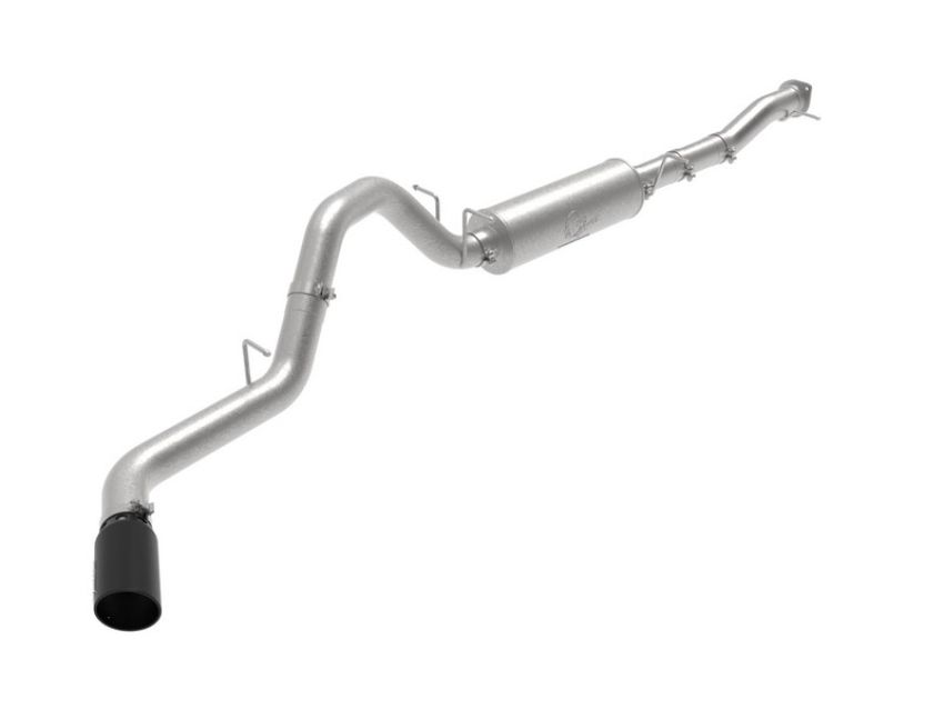 aFe Power 49-44122-B Apollo GT Series 4 IN 409 Stainless Steel Cat-Back Exhaust System w/ Black Tip