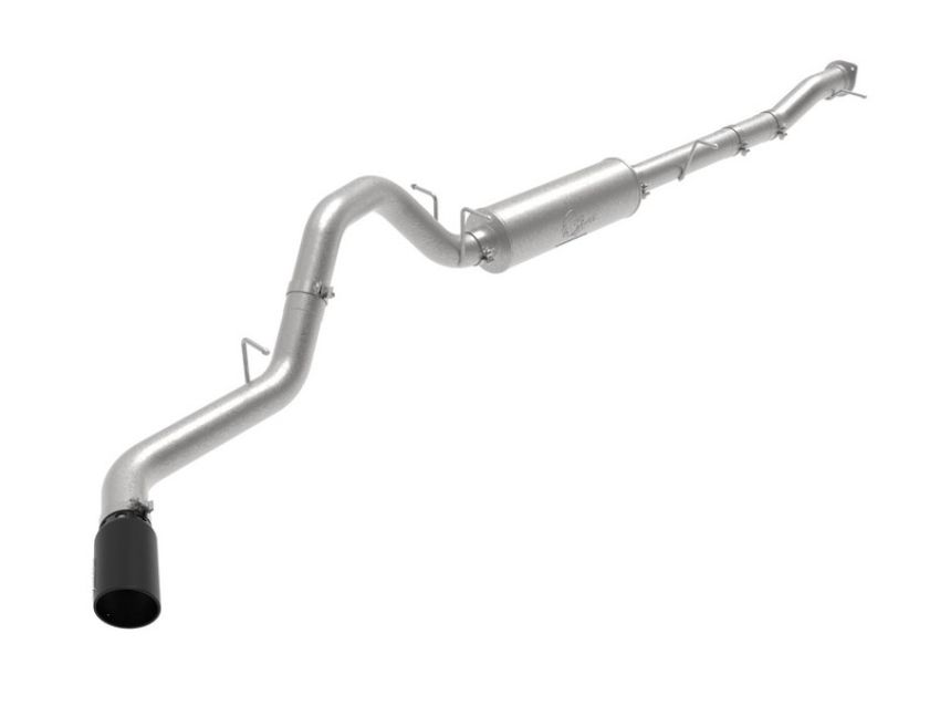 aFe Power 49-44123-B Apollo GT Series 4 IN 409 Stainless Steel Cat-Back Exhaust System w/ Black Tip