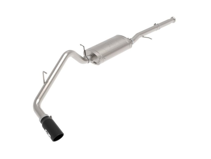 aFe Power 49-44136-B Apollo GT Series 3 IN 409 Stainless Steel Cat-Back Exhaust System w/ Black Tip