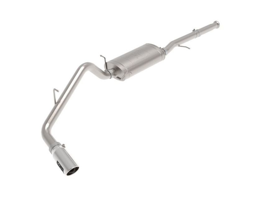 aFe Power 49-44136-P Apollo GT Series 3 IN 409 Stainless Steel Cat-Back Exhaust System w/Polished Tip