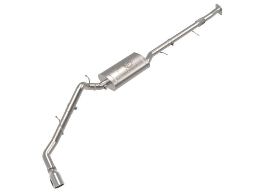 aFe Power 49-44141-P Apollo GT Series 3 IN 409 Stainless Steel Cat-Back Exhaust System w/ Polish Tip