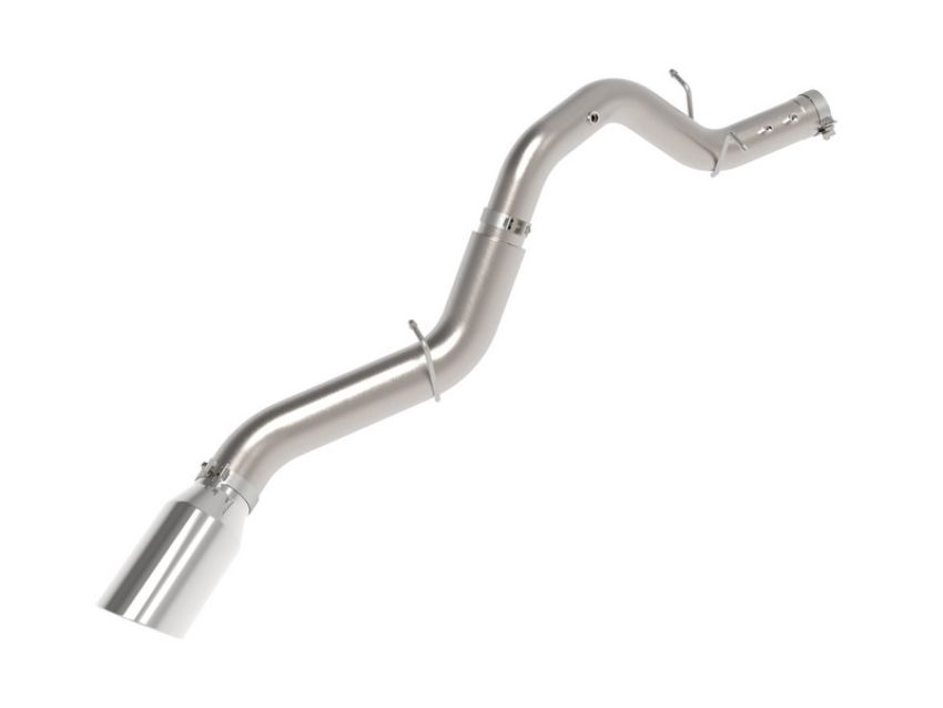 aFe Power 49-44147-P Large Bore-HD 5 IN DPF-Back Stainless Steel Exhaust System w/Polished Tip