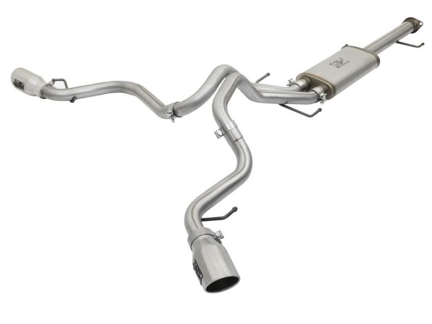 aFe Power 49-46029-P MACH Force-Xp 2-1/2 IN to 3 IN 409 Stainless Steel Cat-Back Exhaust w/Polish Tip
