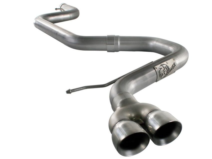 aFe Power 49-46402 Large Bore-HD 2-1/2 IN 409 Stainless Steel Cat-Back Exhaust System