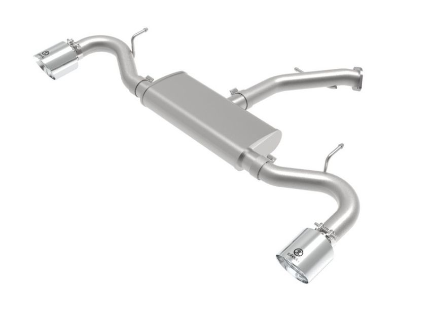 aFe Power 49-47016-P Takeda 2-1/2 IN 409 Stainless Steel Axle-Back Exhaust w/ Polished Tips