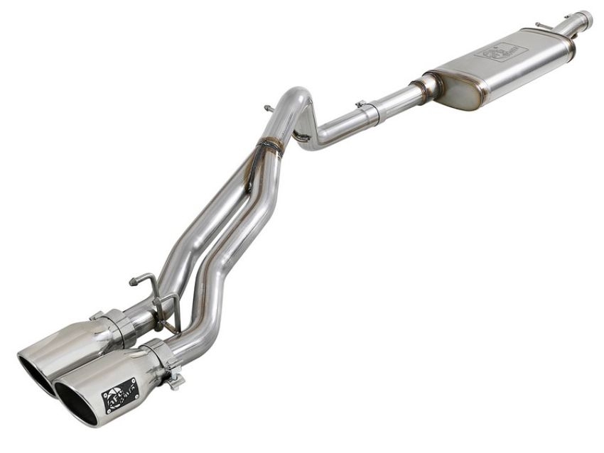 aFe Power 49-48054-P Rebel Series 2-1/2 IN 409 Stainless Steel Cat-Back Exhaust System w/Polished Tip