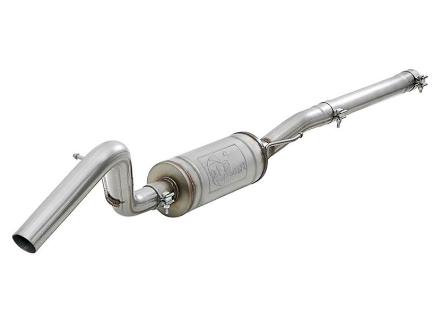 aFe Power 49-48063 MACH Force-Xp 2-1/2 IN 409 Stainless Steel Cat-Back Mid-Pipe w/ Muffler