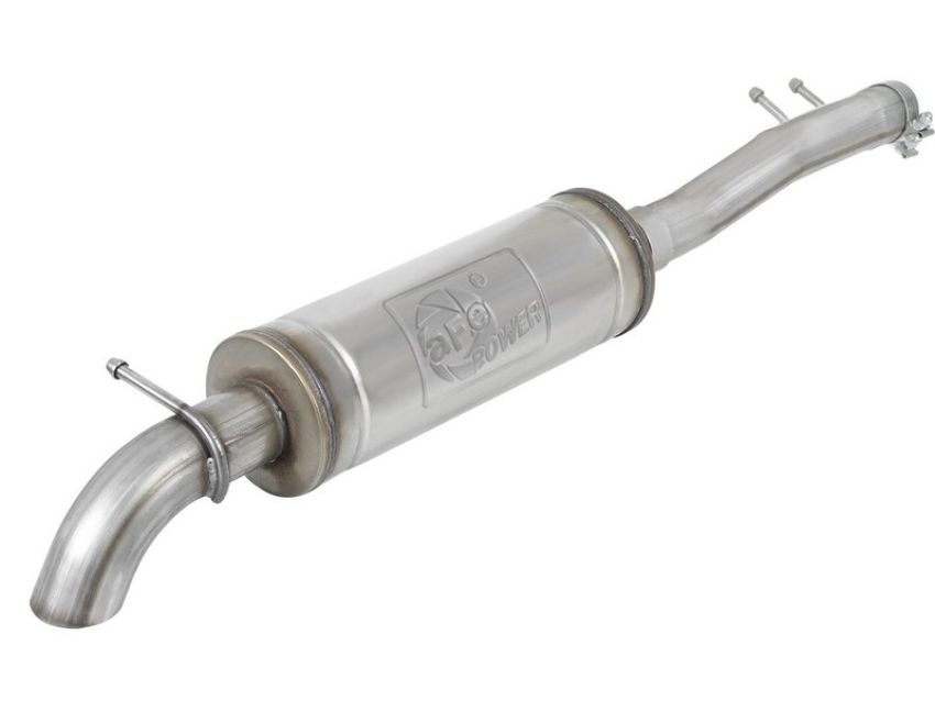 aFe Power 49-48069 ROCK BASHER 2-1/2 IN to 3 IN 409 Stainless Steel Cat-Back Exhaust System