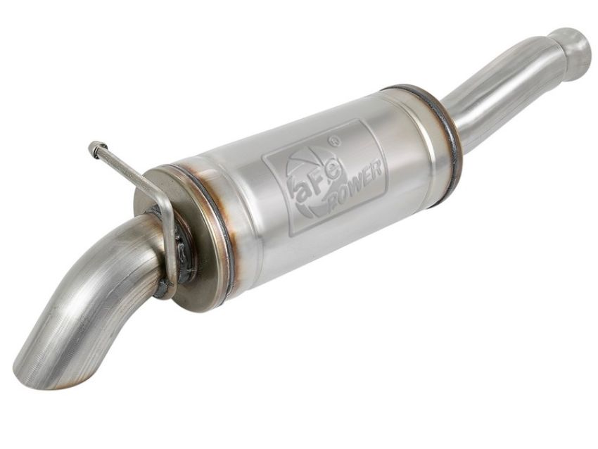 aFe Power 49-48074 ROCK BASHER 2-1/2 IN to 3 IN 409 Stainless Steel Cat-Back Exhaust System