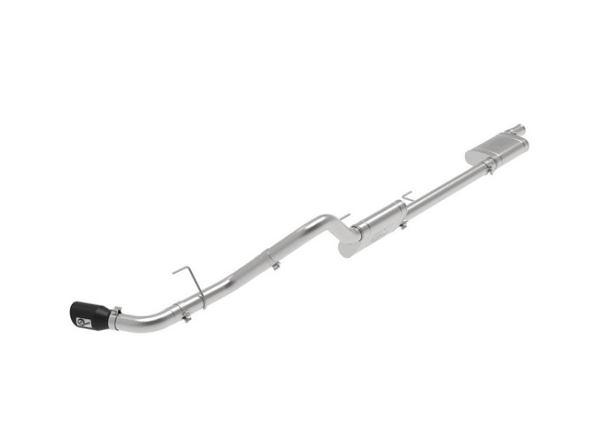 aFe Power 49-48083-B Apollo GT Series 3 IN 409 Stainless Steel Cat-Back Exhaust System w/ Black Tip
