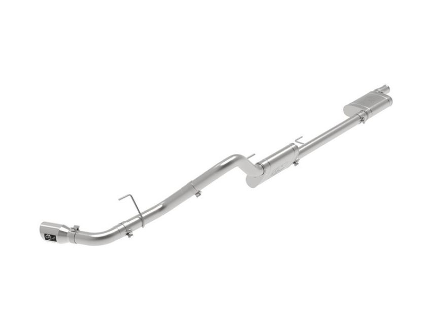 aFe Power 49-48083-P Apollo GT Series 3 IN 409 Stainless Steel Cat-Back Exhaust System w/ Polish Tip