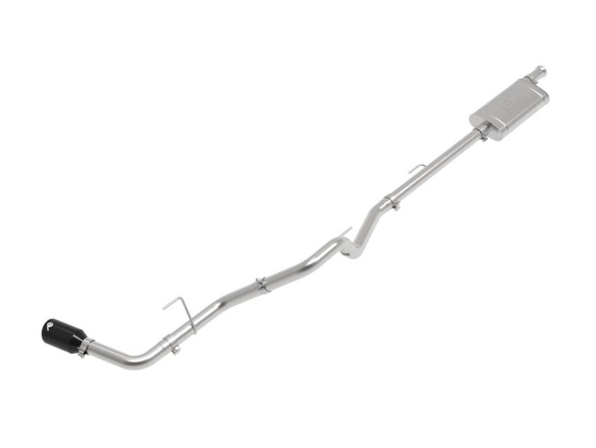 aFe Power 49-48089-B Apollo GT Series 2-1/2 IN Stainless Steel Cat-Back Exhaust System w/ Black Tip