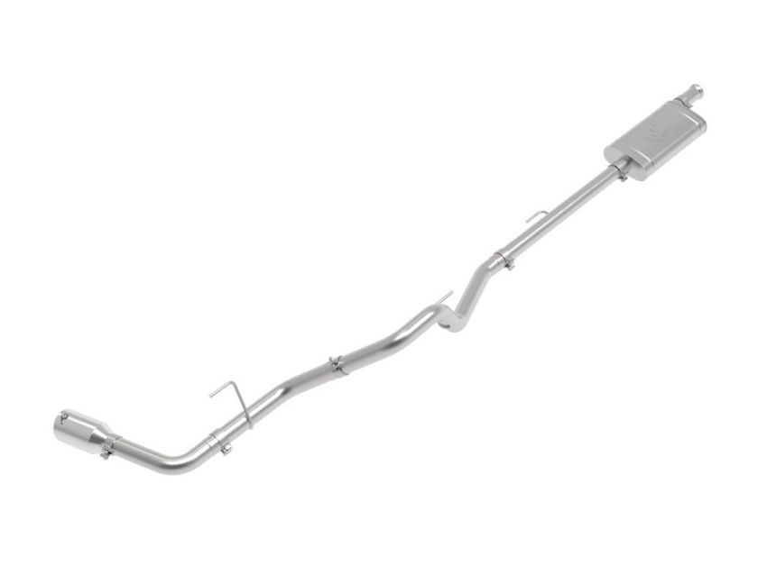 aFe Power 49-48089-P Apollo GT Series 2-1/2 IN Stainless Steel Cat-Back Exhaust System w/Polished Tip