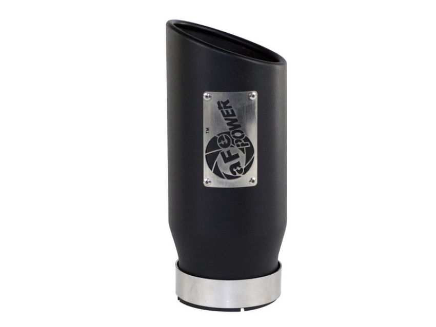 aFe Power 49-92002-B MACH Force-Xp 409 Stainless Steel Clamp-on Exhaust Tip Black
