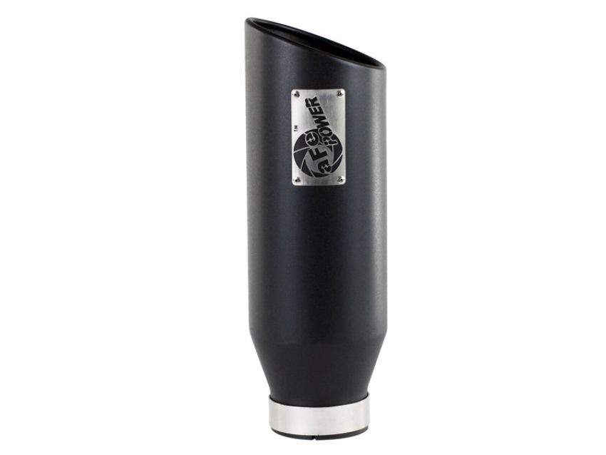 aFe Power 49-92003-B MACH Force-Xp 409 Stainless Steel Clamp-on Exhaust Tip Black