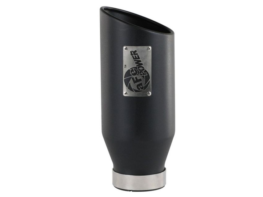 aFe Power 49-92018-B MACH Force-Xp 409 Stainless Steel Clamp-on Exhaust Tip Black