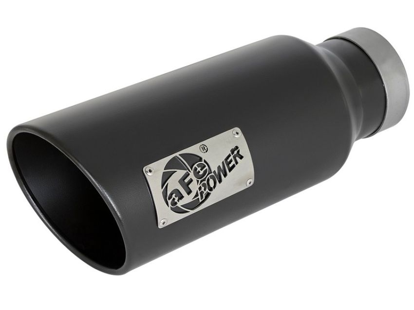 aFe Power 49-92018-BL15 MACH Force-Xp 409 Stainless Steel Clamp-on Exhaust Tip Black