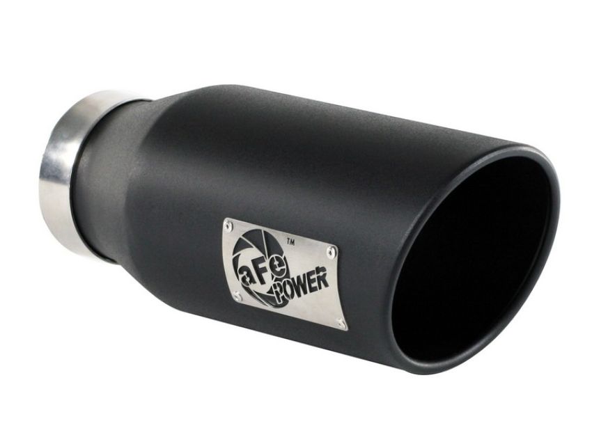 aFe Power 49-92018-BR15 MACH Force-Xp 409 Stainless Steel Clamp-on Exhaust Tip Black