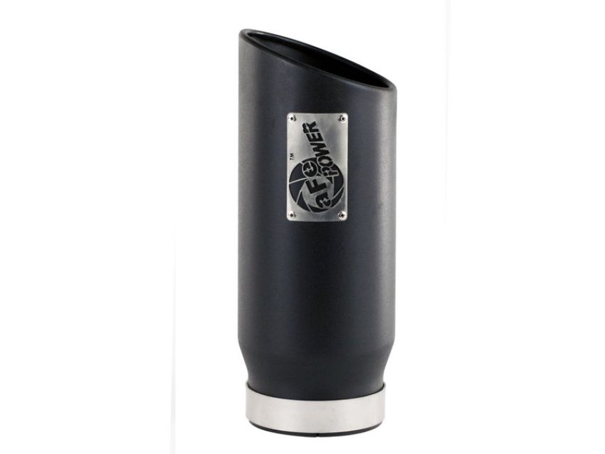 aFe Power 49-92019-B MACH Force-Xp 409 Stainless Steel Clamp-on Exhaust Tip Black