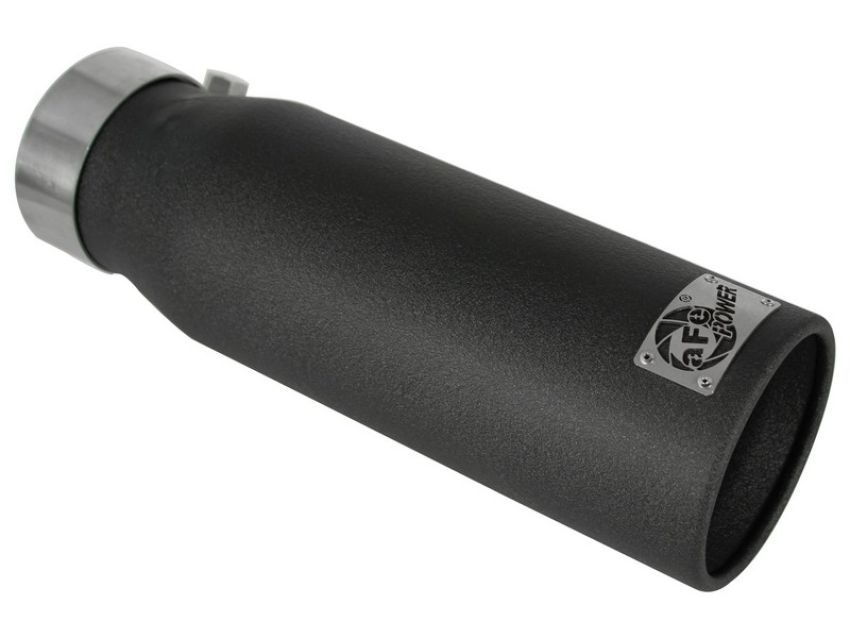 aFe Power 49-92043-B MACH Force-Xp 409 Stainless Steel Clamp-on Exhaust Tip Black