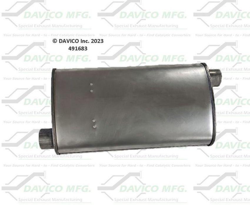 Davico Mfg 491683 Direct fit Muffler