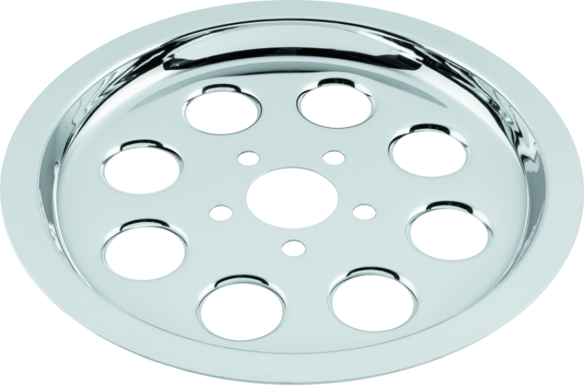 Bikers Choice 493393 84-99 Big Twin Chrome Pulley Cover 70 Tooth Replaces H-D 91733-85