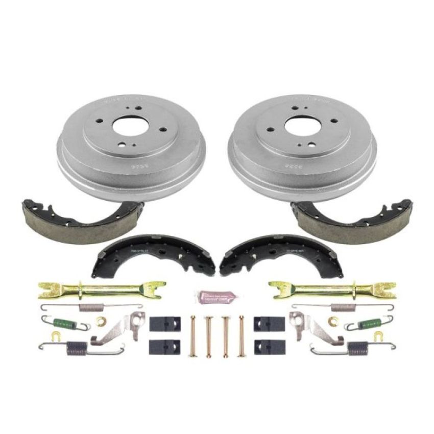 PowerStop KOE15317DK Power Stop 90-02 Honda Accord Coupe Rear Autospecialty Drum Kit