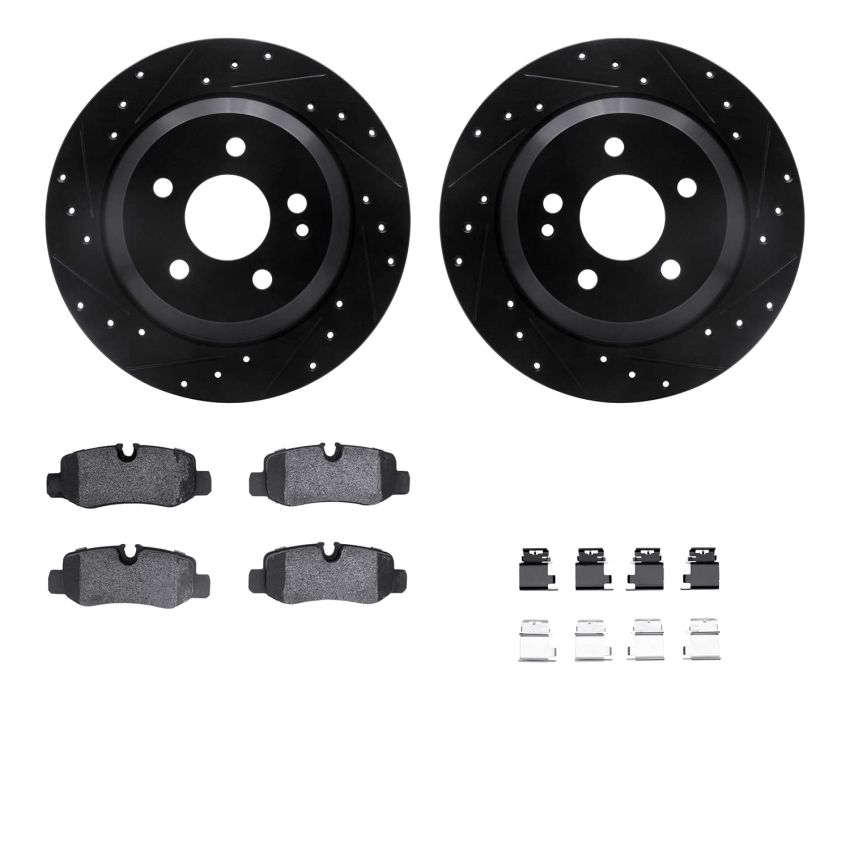 Dynamic Friction 8512-63078 Rotor Kit