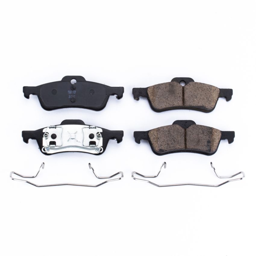 PowerStop 17-940 Power Stop 02-03 Mini Cooper Rear Z17 Evo Ceramic Brake Pad w/Hardware