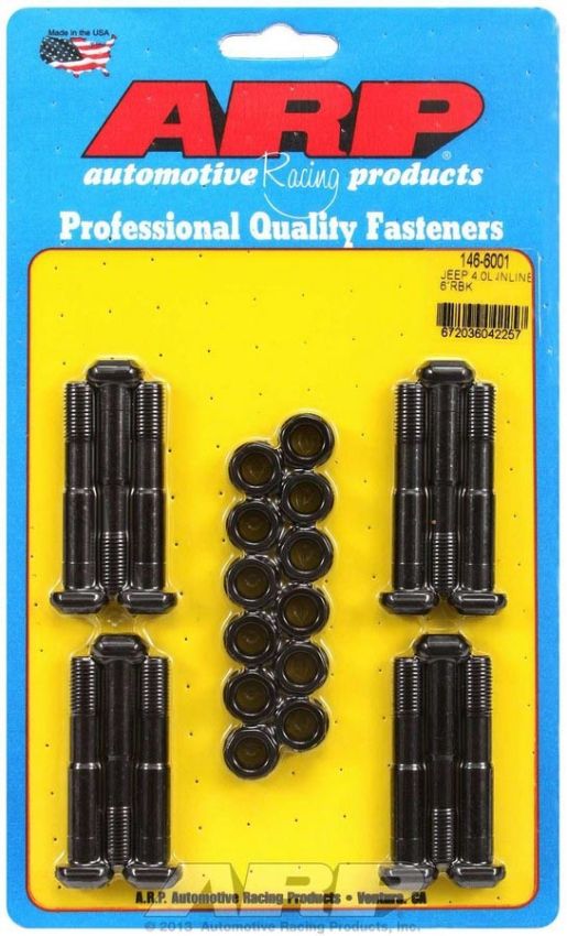 ARP ARP146-6001 Jeep Rod Bolt Kit - 4.0L Inline 6