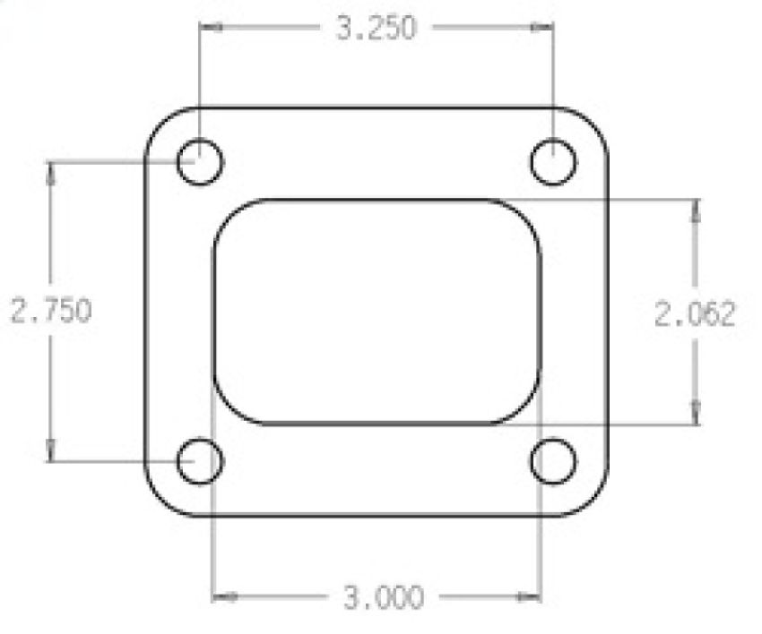 Cometic Gasket C4516 Cometic Turbo FLG T4 Garrett Exh Inlet .010in Exhaust Gasket