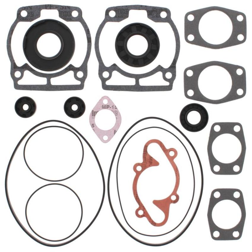 Vertex Pistons 711165B Vertex Gaskets 88-89 Ski-Doo Formula MX/MX LT Complete Gasket Kit w/ Oil Seals