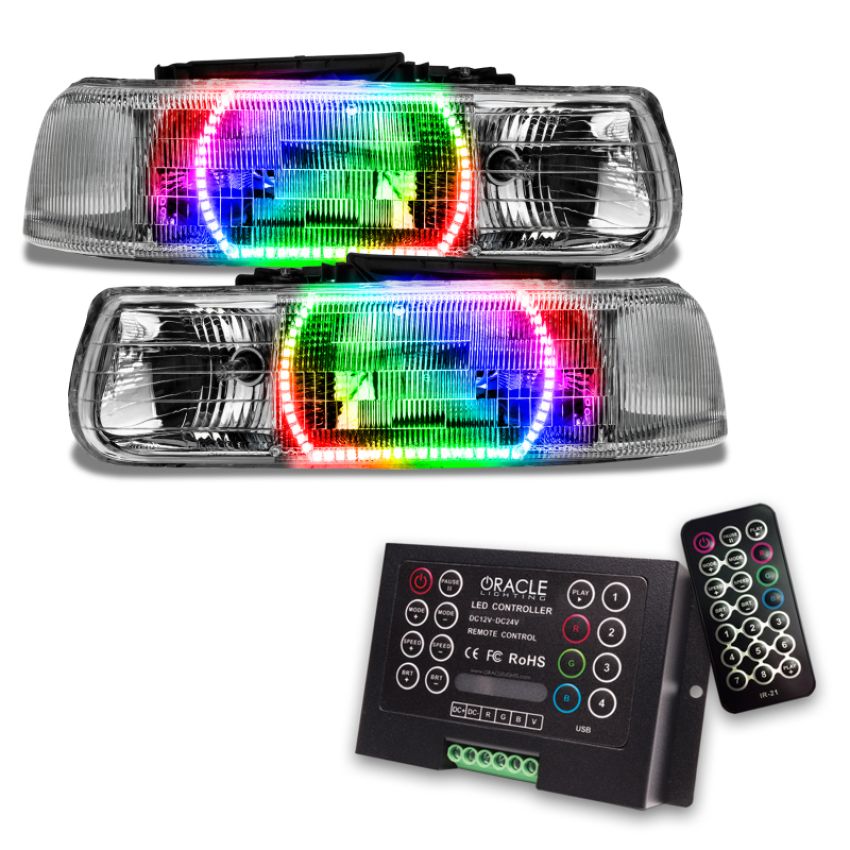 Oracle Lighting 8166-333 SMD Pre-Assembled Headlights, ColorSHIFT(tm) 2.0