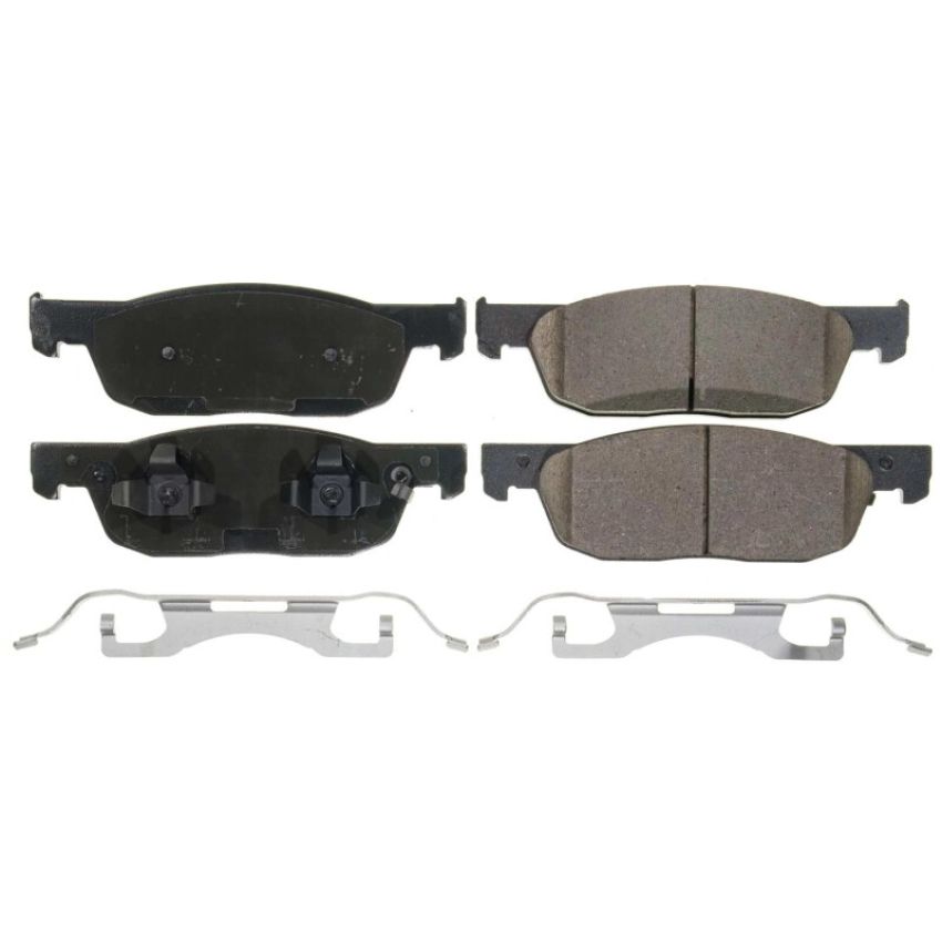 PowerStop 17-2396 PowerStop - Z17 Low-Dust Ceramic Brake Pads with Hardware