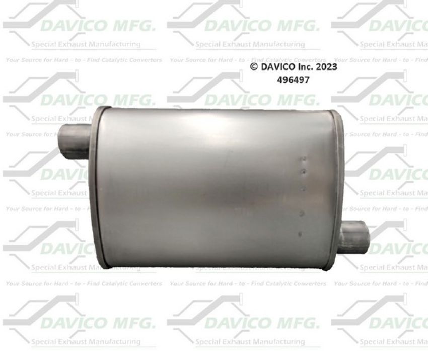 Davico Mfg 496497 Universal Fit Muffler