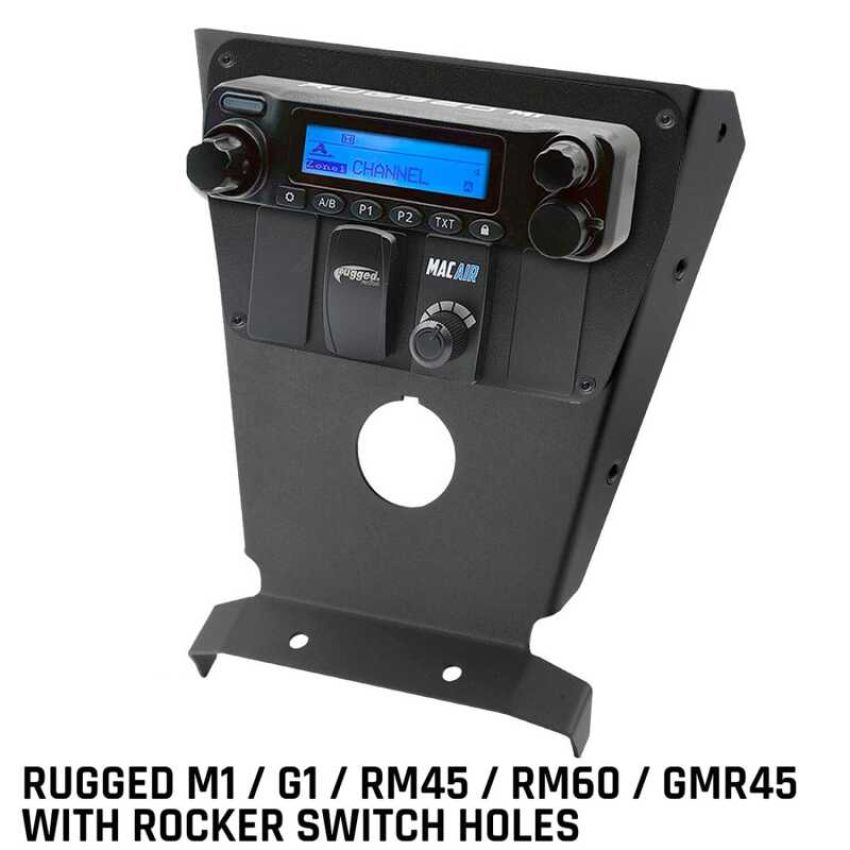 Rugged Radios MT-X3-MM-RS Can-Am X3 Multi Mount Kit - Rugged UTV M1/G1/RM45/RM60/GMR45 w/Switch Holes