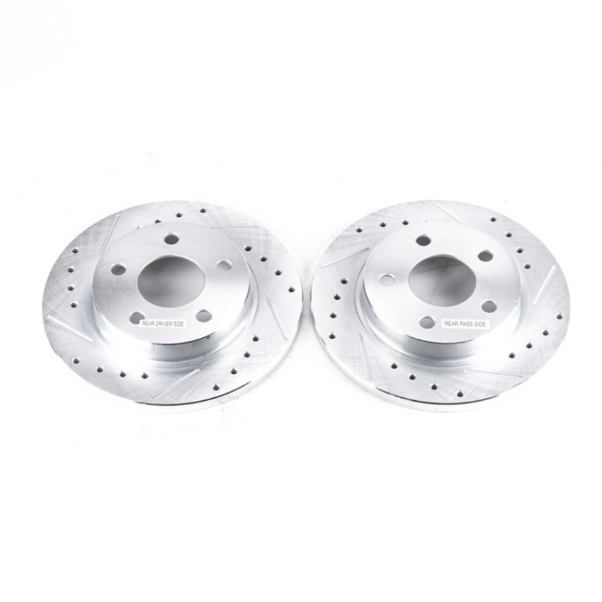 PowerStop AR8139XPR PowerStop Evolution Performance Drilled, Slotted & Plated Brake Rotor Pair