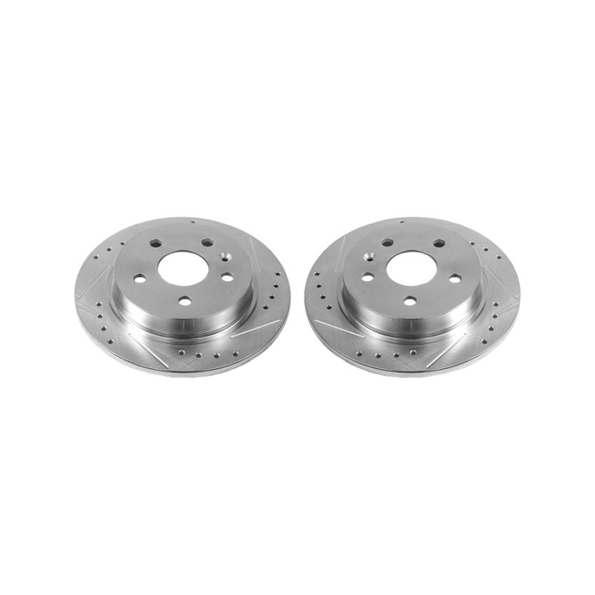 PowerStop AR82139XPR PowerStop Evolution Performance Drilled, Slotted & Plated Brake Rotor Pair