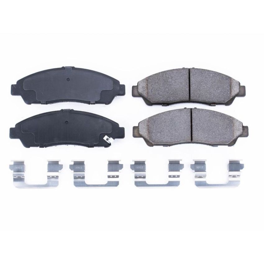 PowerStop 17-1378 PowerStop - Z17 Low-Dust Ceramic Brake Pads with Hardware