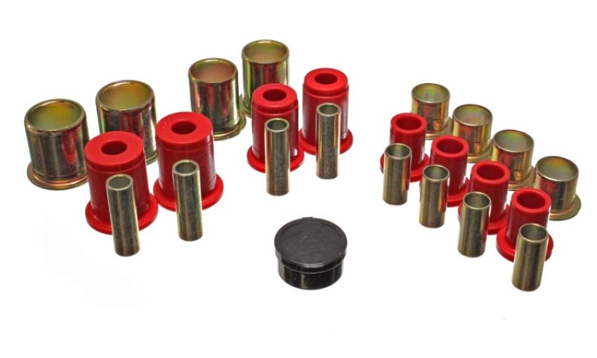 Energy Suspension 3.3103R Universal Red Control Arm Bushing Set - Complete Set
