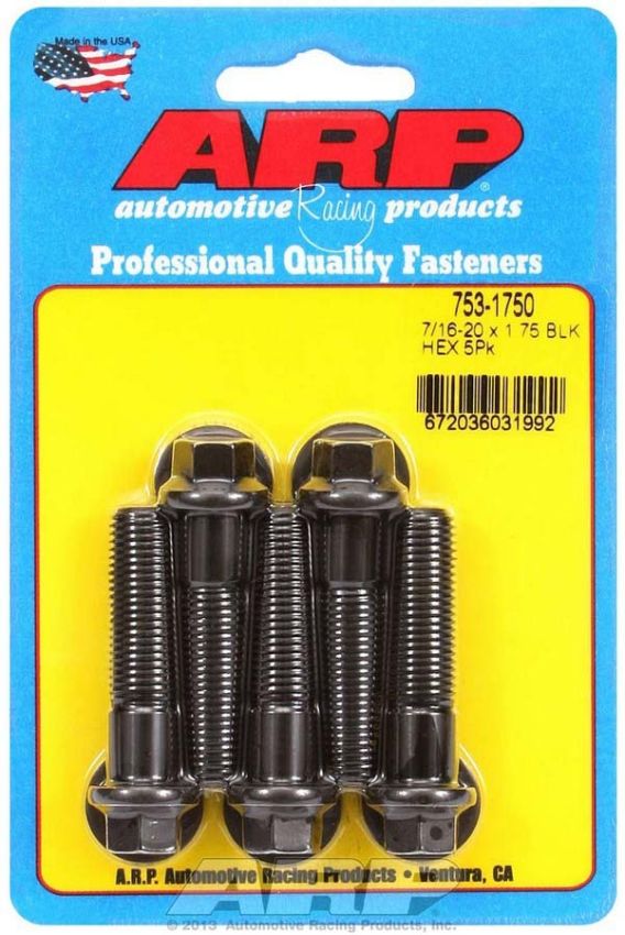 ARP ARP753-1750 Bolt Kit - 6pt. (5) 7/16-20 x 1.750