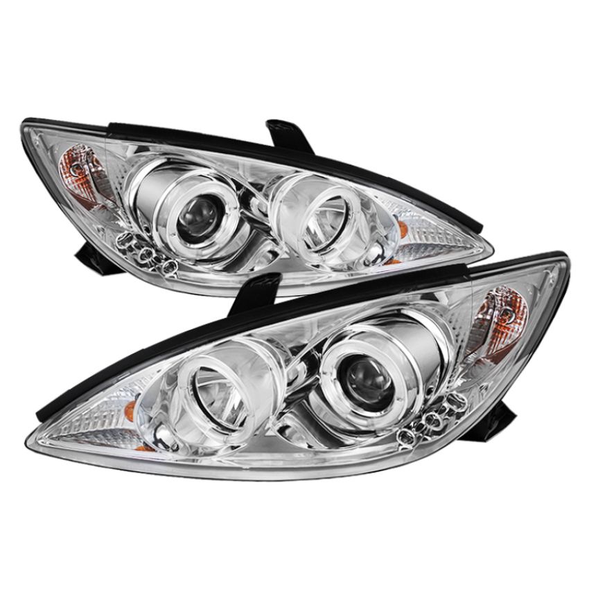 SPYDER 5064318 Projector Headlights - LED Halo - Chrome