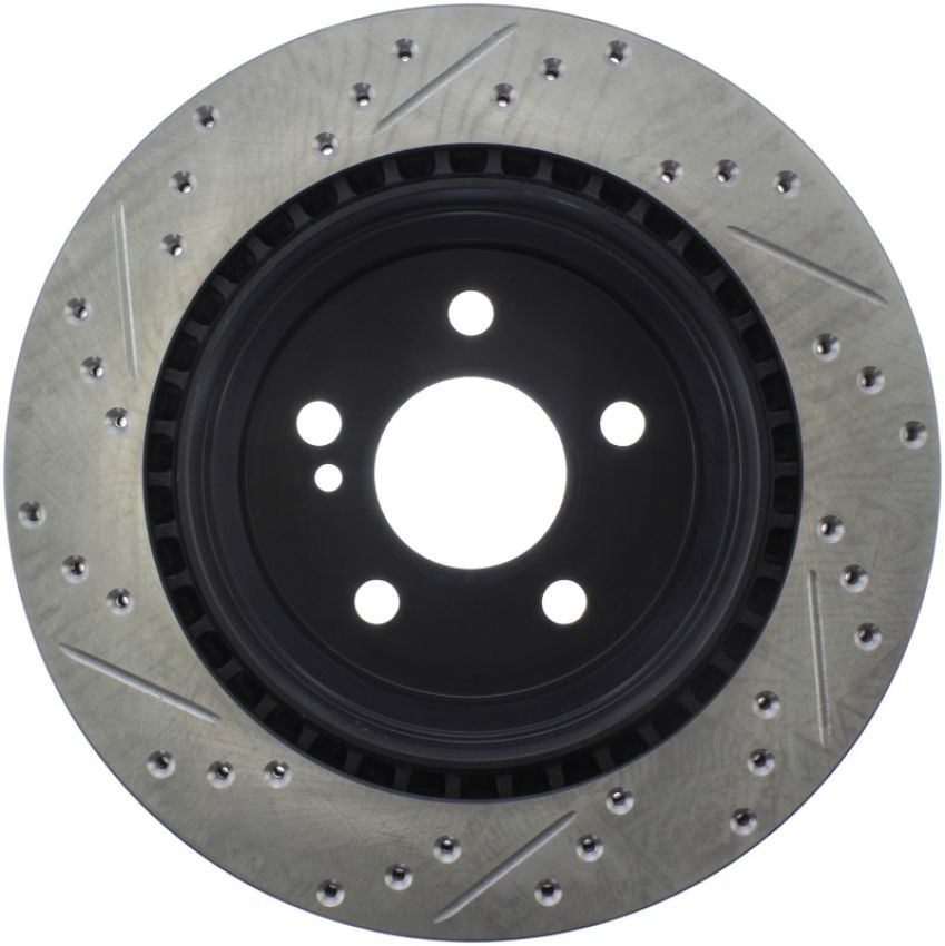 Stoptech 127.35063L Slotted & Drilled Sport Brake Rotor