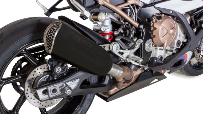 Remus 2019 BMW S 1000 RR NXT Black Slip On w/Connection Tube