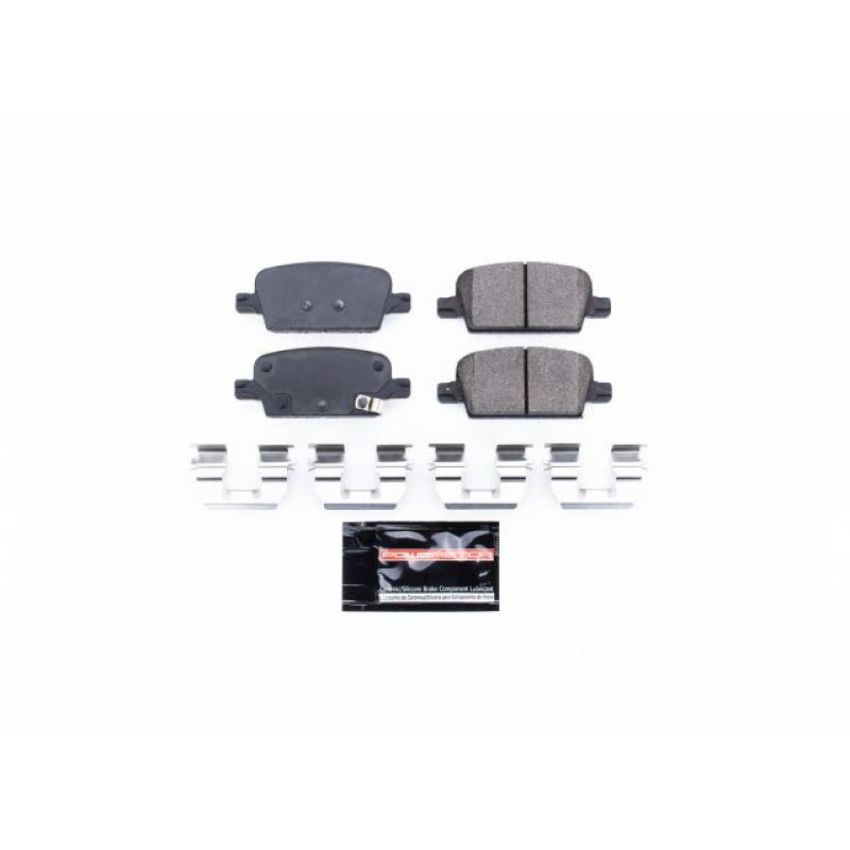 PowerStop Z23-1921 PowerStop - Z23 Daily Driver Carbon-Fiber Ceramic Brake Pads with Hardware Kit