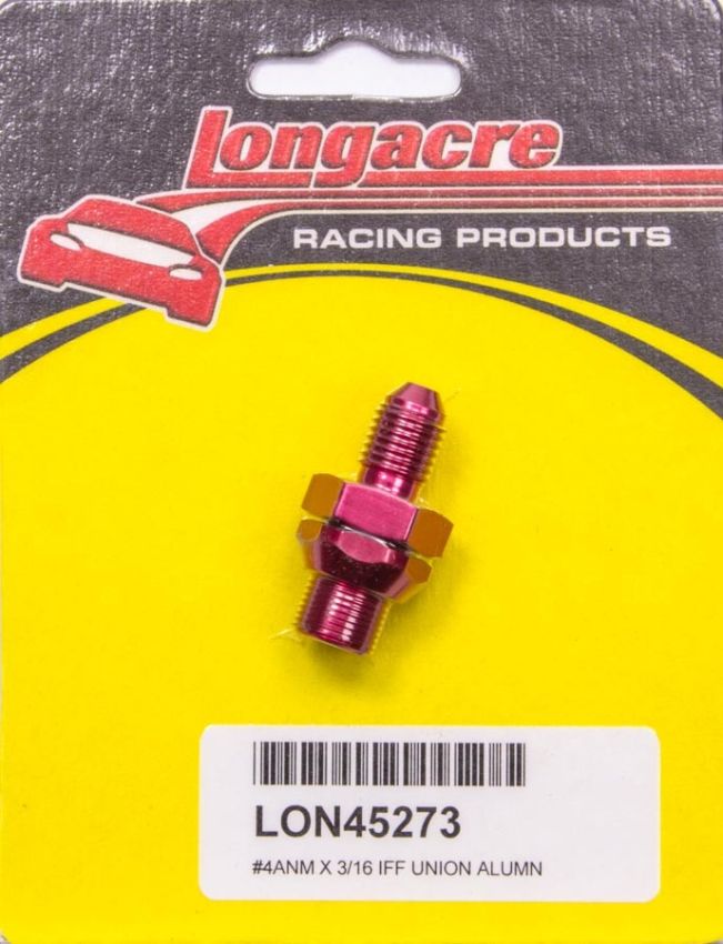 LONGACRE LON52-45273 Brake Fitting #4-3/16in Bulkhead